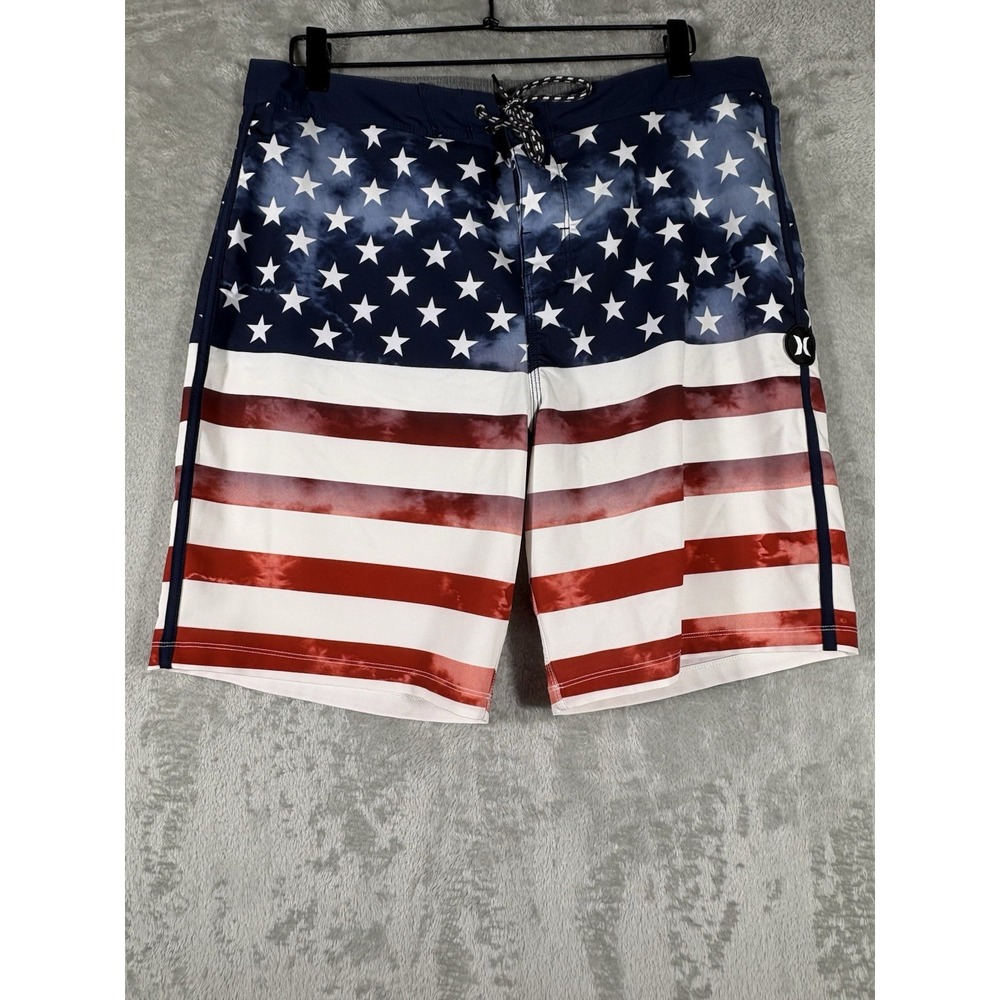 Hurley‎ Phantom Hybrid Shorts Stretch Surf Board Swim Trunks Casual Men's 34 USA